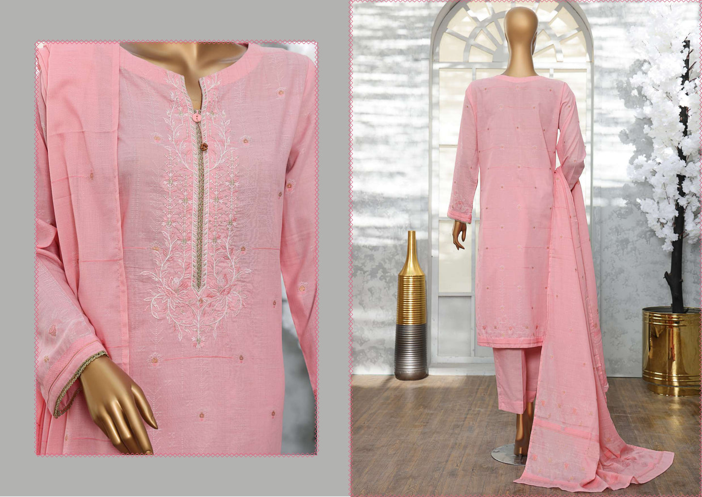 Valencia جيكارة Embroidered Collection