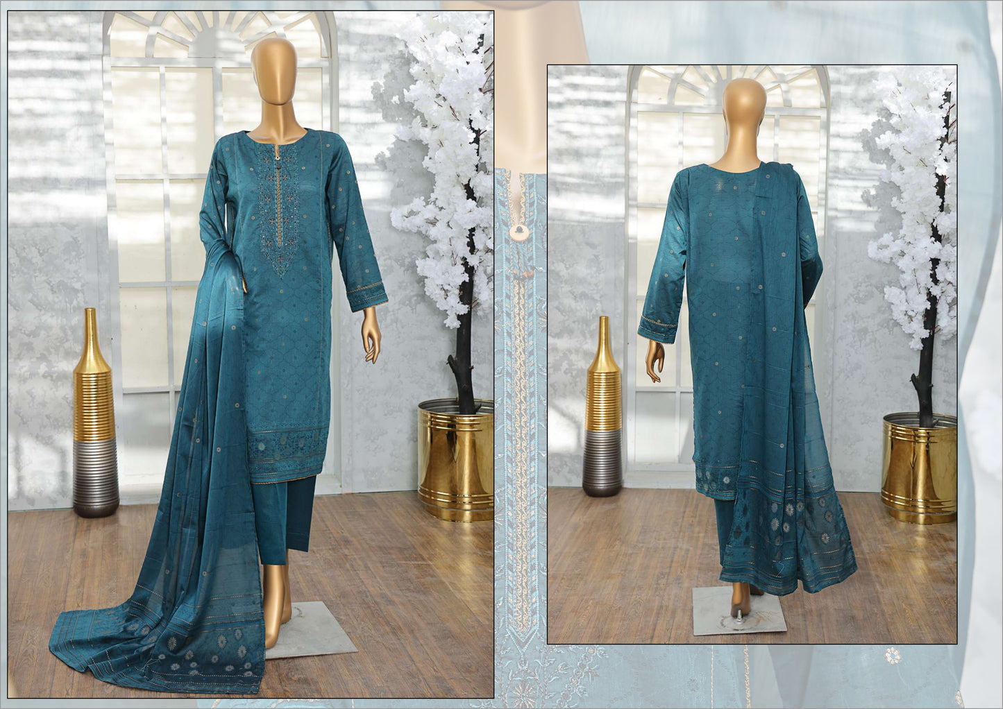 Valencia جيكارة Embroidered Collection