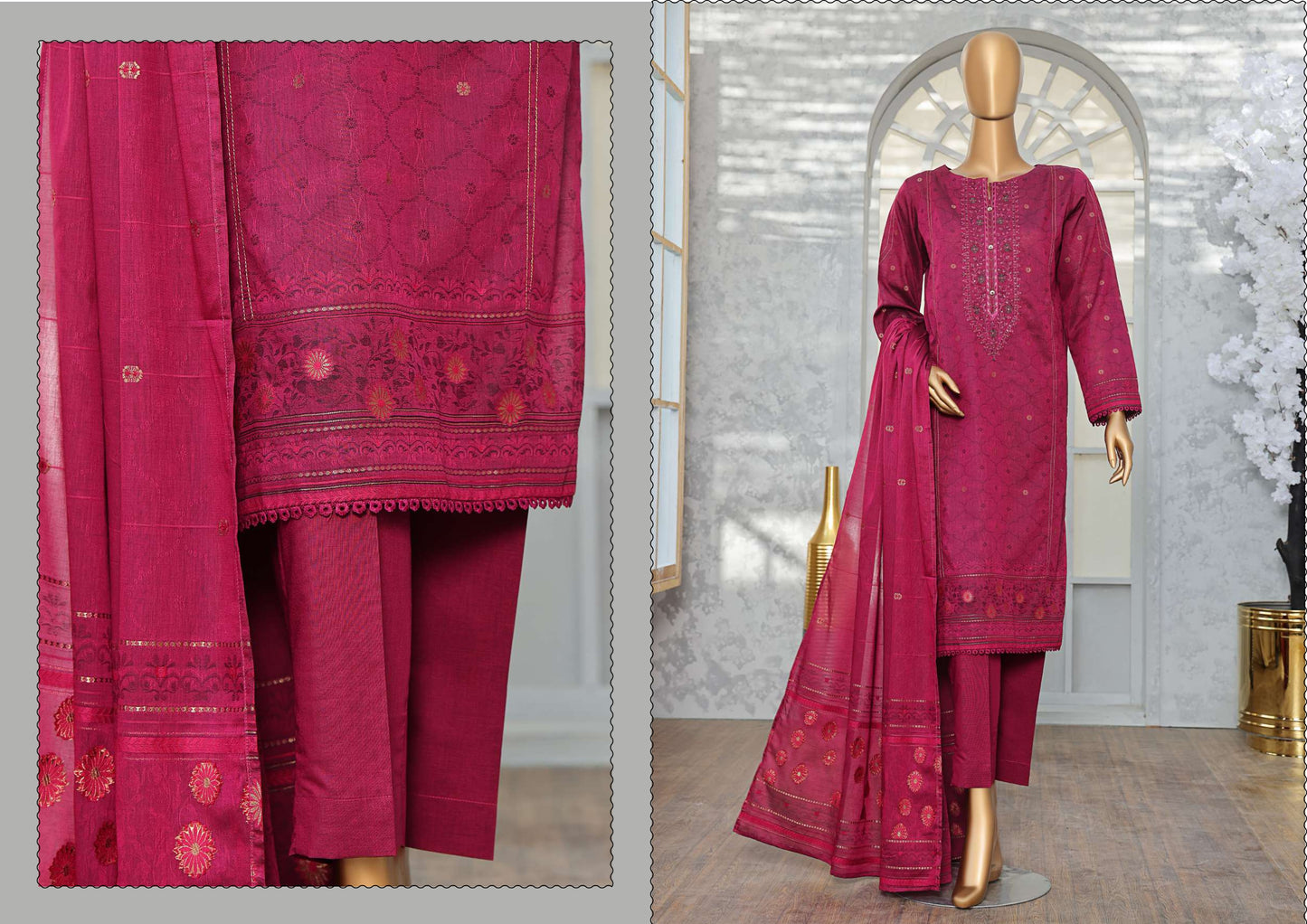 Valencia جيكارة Embroidered Collection