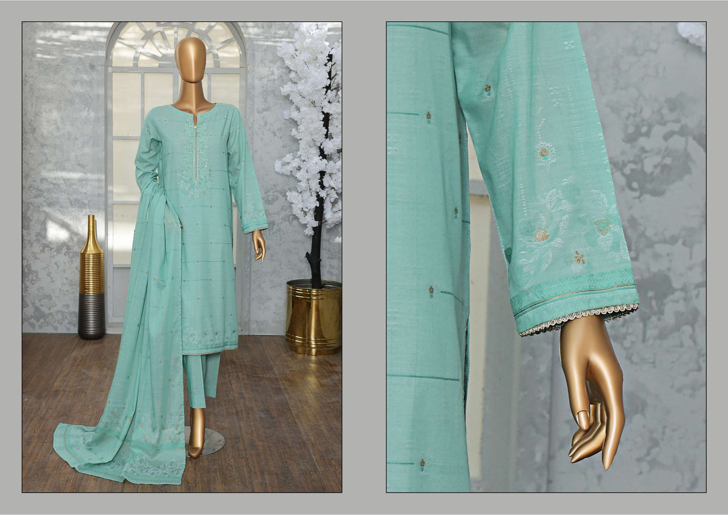 Valencia جيكارة Embroidered Collection