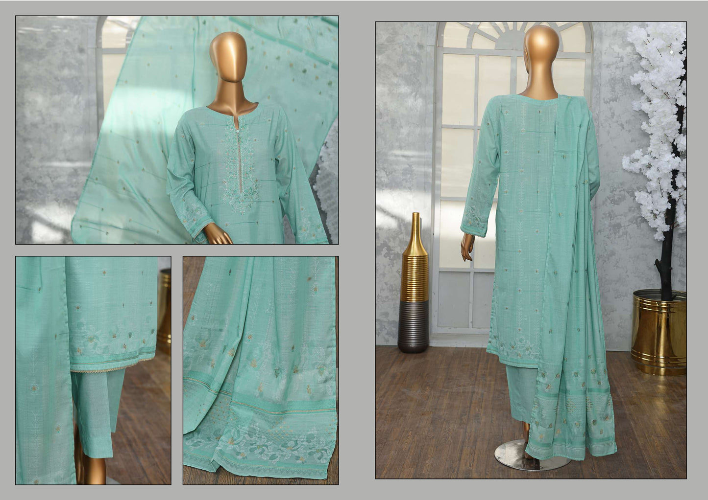 Valencia جيكارة Embroidered Collection