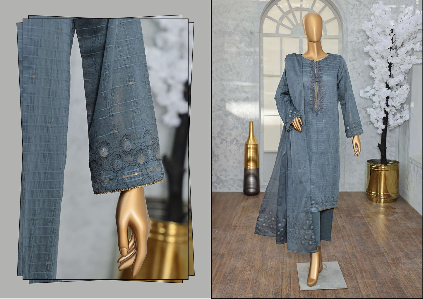 Valencia جيكارة Embroidered Collection