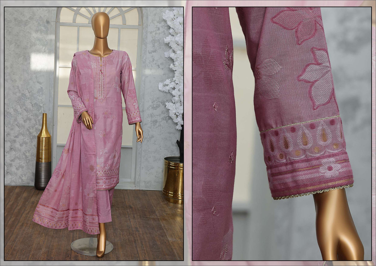 Valencia جيكارة Embroidered Collection