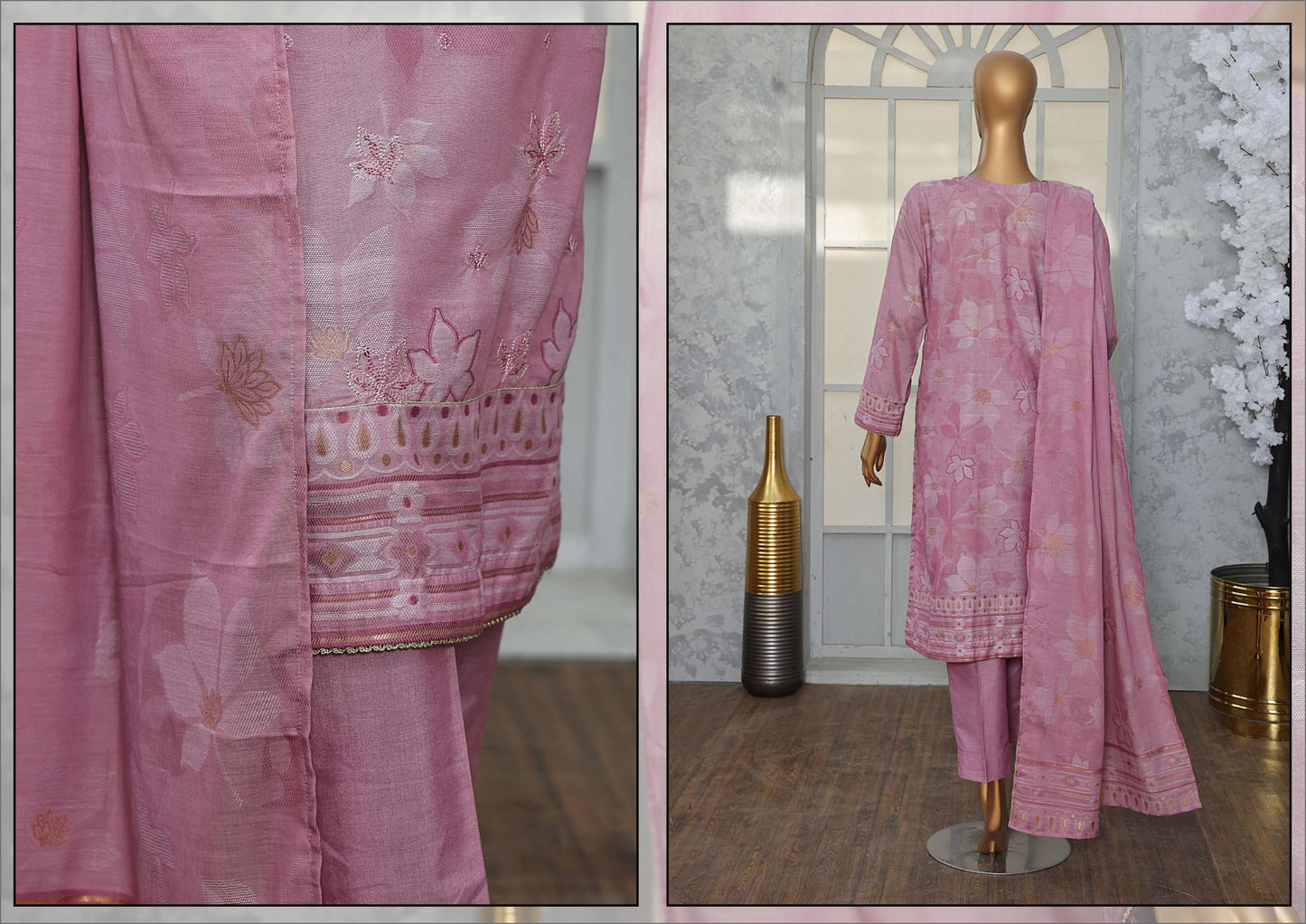 Valencia جيكارة Embroidered Collection