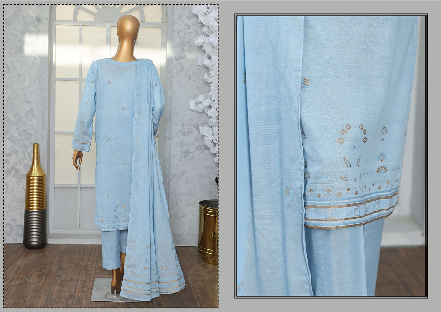 Valencia جيكارة Embroidered Collection