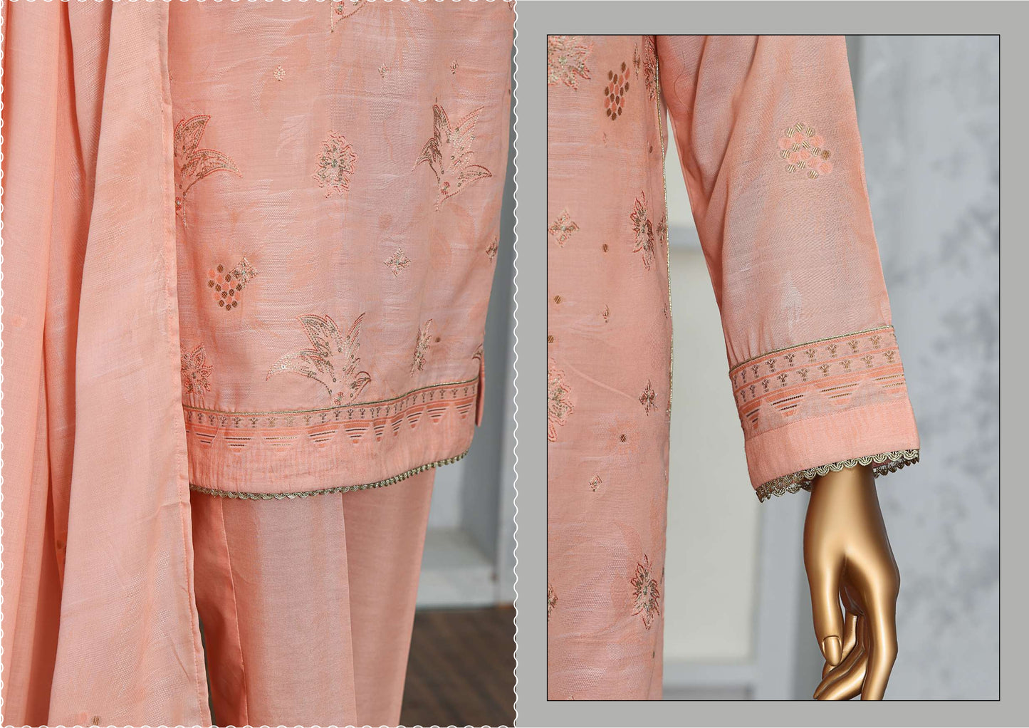 Valencia جيكارة Embroidered Collection