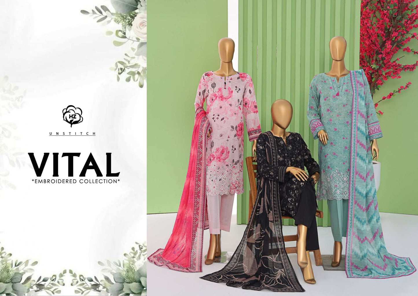 UNSTITCH VITAL EMBROIDERED COLLECTION