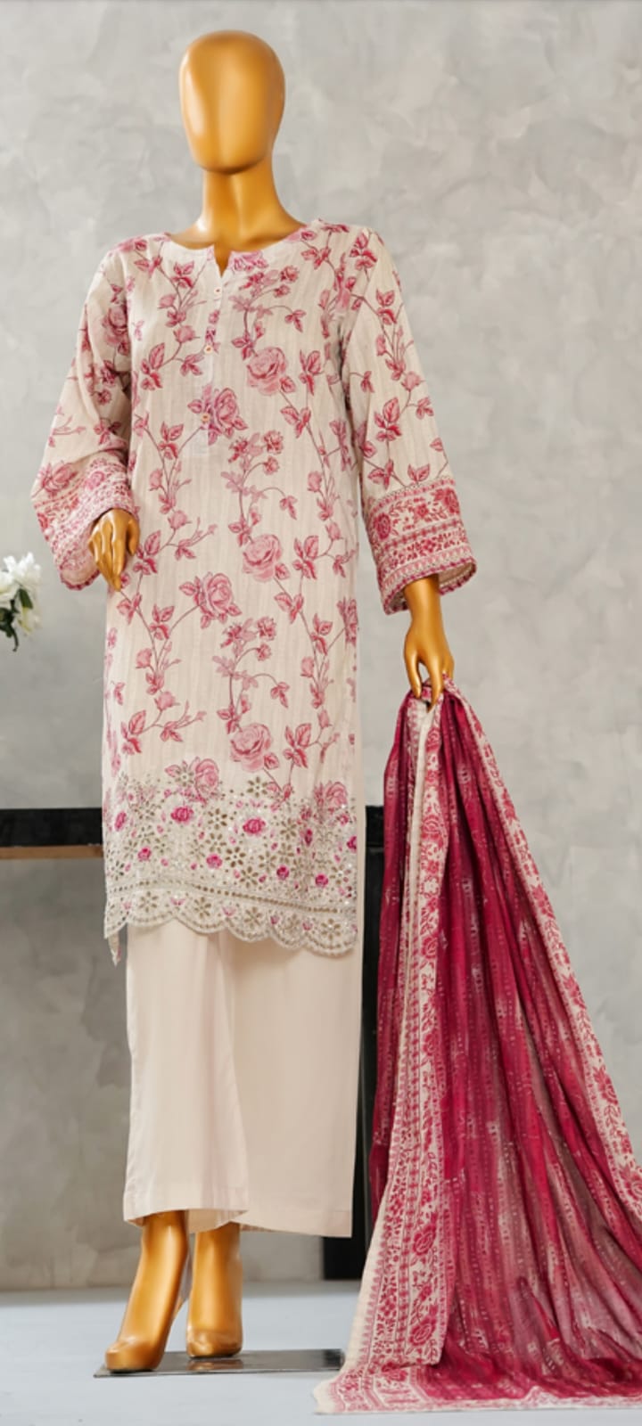 RTW I AASHKAAR I PRINTED EMBROIDERED LAWN I SUHAIMA COLLECTION I BOOKING LIVE