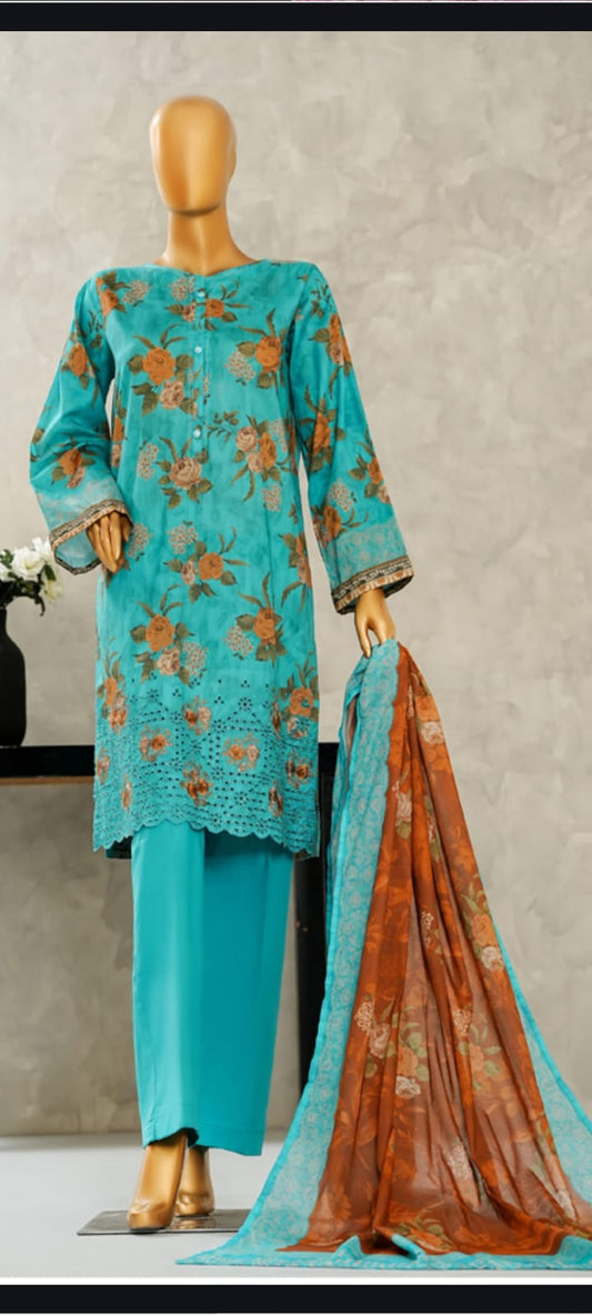 RTW I AASHKAAR I PRINTED EMBROIDERED LAWN I SUHAIMA COLLECTION I BOOKING LIVE