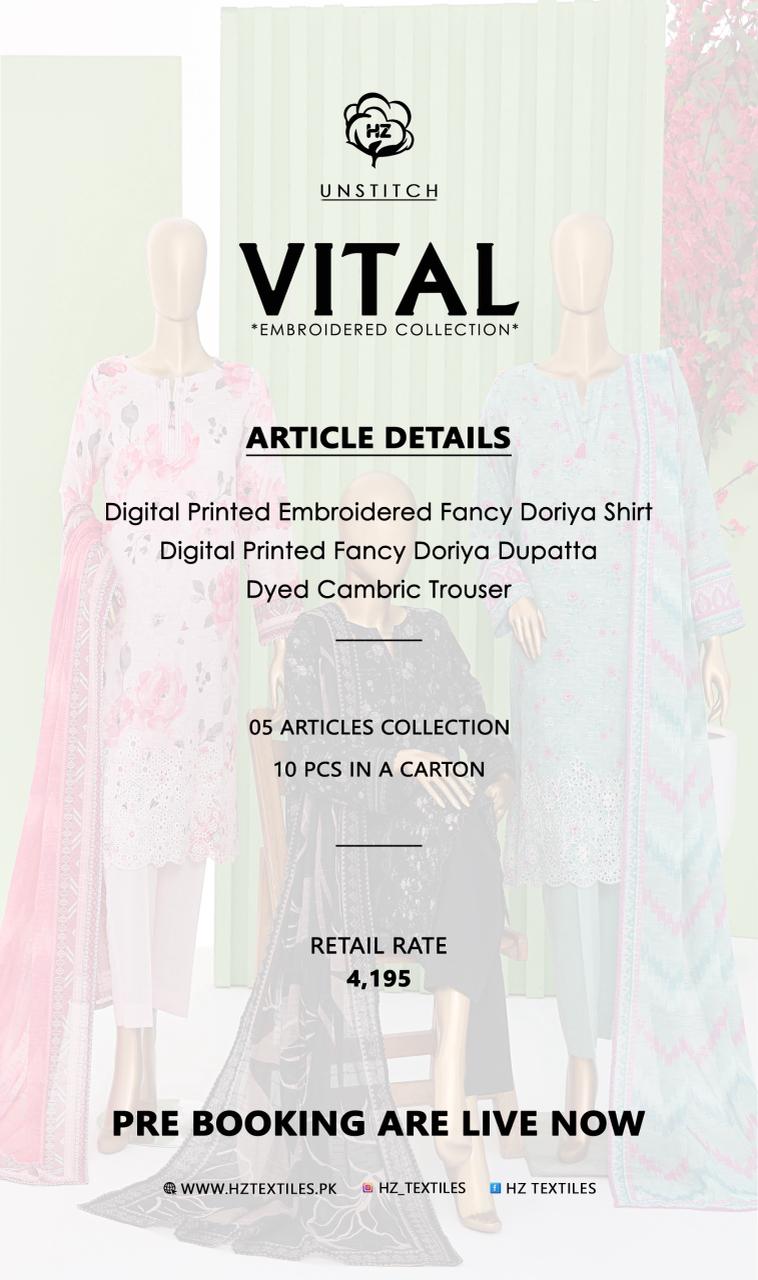UNSTITCH VITAL EMBROIDERED COLLECTION